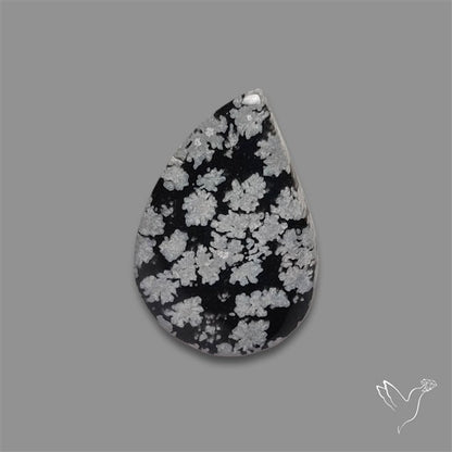 Snowflake Obsidian Cabochon