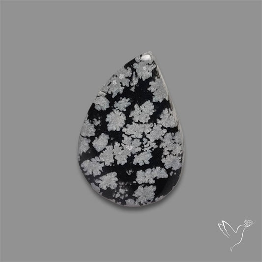 Snowflake Obsidian Cabochon
