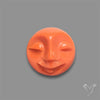 Treated Coral Moonface Carving