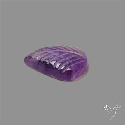 Amethyst Leaf Carving