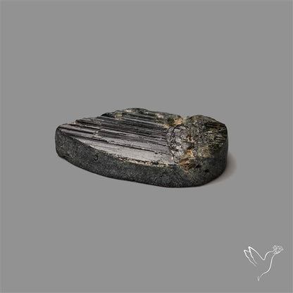 Raw Face Black Tourmaline Druzy