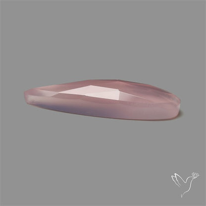 Long Cut Rose Chalcedony