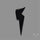 Black Onyx Lightning Bolt Carving