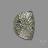 Black Tourmalinated Prehnite Mughal Carving