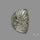 Black Tourmalinated Prehnite Mughal Carving