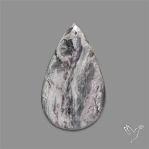 Grey Kammererite Cabochon
