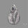 Grey Kammererite Cabochon