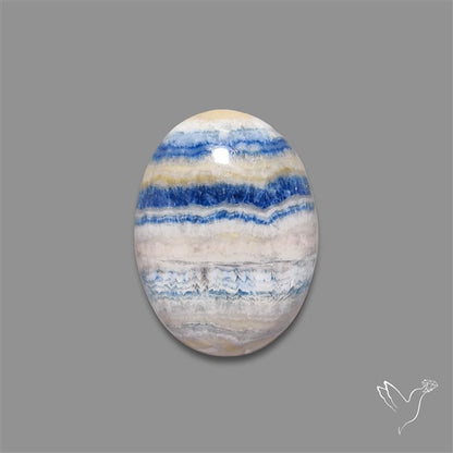 Blue Scheelite Cabochon
