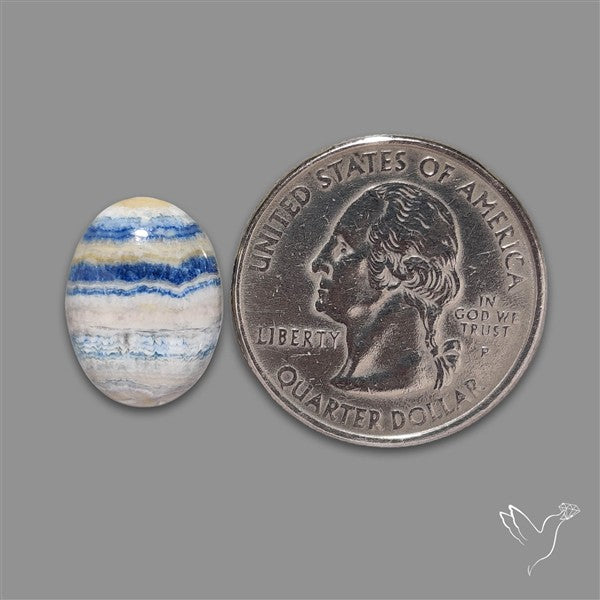 Blue Scheelite Cabochon