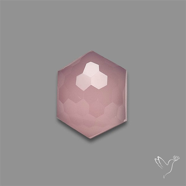 Honeycomb Cut Rose Quartz