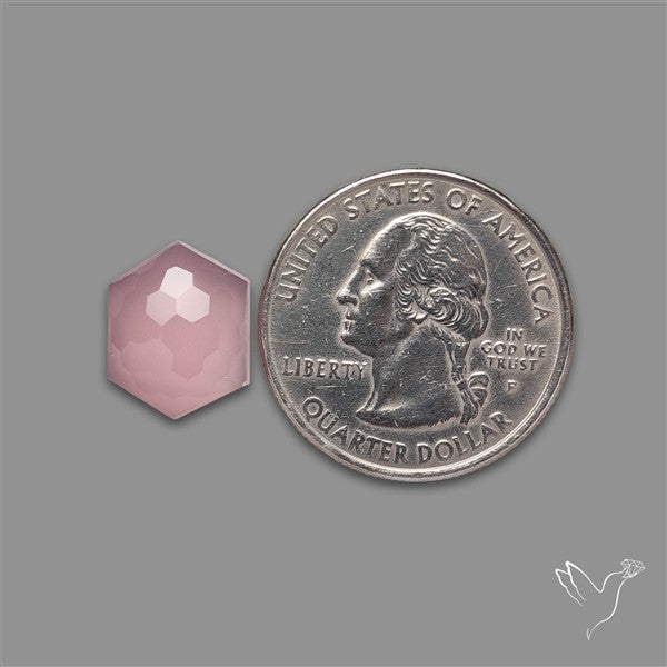 Honeycomb Cut Rose Quartz