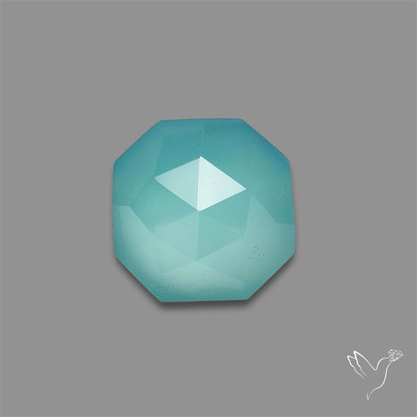 Rose Cut Paraiba Chalcedony