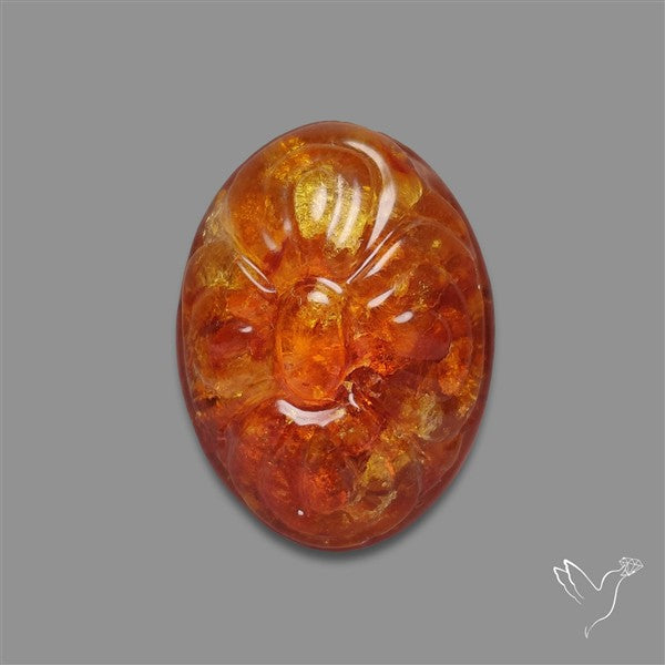 Baltic Amber Mughal Carving