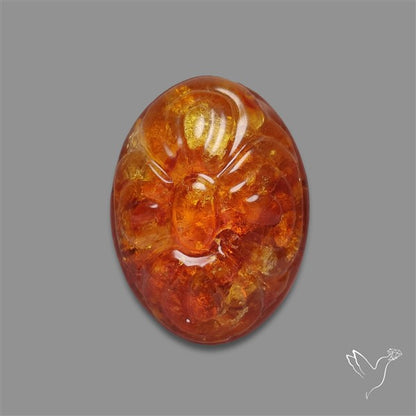 Baltic Amber Mughal Carving