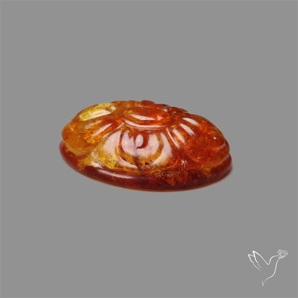 Baltic Amber Mughal Carving