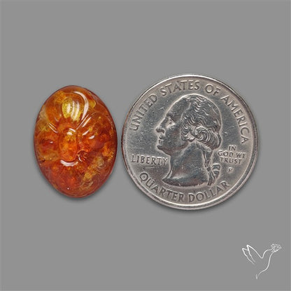 Baltic Amber Mughal Carving