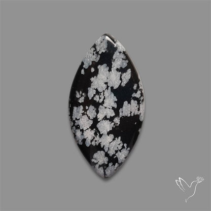 Snowflake Obsidian Cabochon