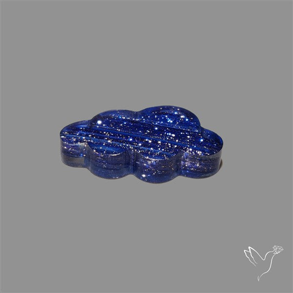 Blue Goldstone Cloud Carving