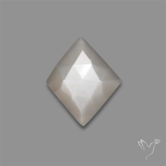 Rose Cut Gray Moonstone