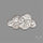 Peach Moonstone Mughal Carving Cloud