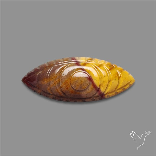 Mookaite Evil Eye Carving