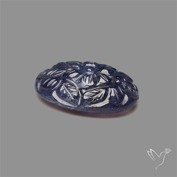 Iolite Mughal Carving