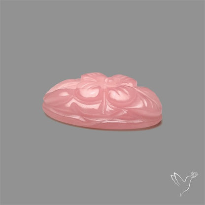 Peruvian Pink Opal Mughal Carving