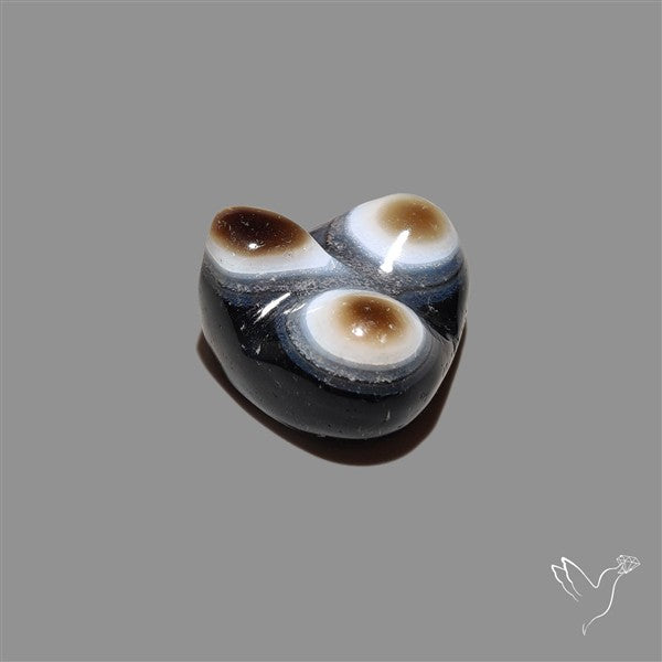 Naturally Occuring Eyes Black Banded Agate