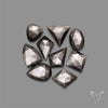 Rose Cut Silversheen Obsidian Lot
