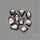 Rose Cut Silversheen Obsidian Lot