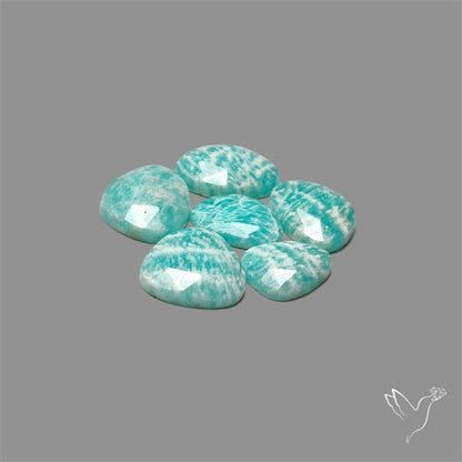 Rose Cut Madagascan Amazonite Lot