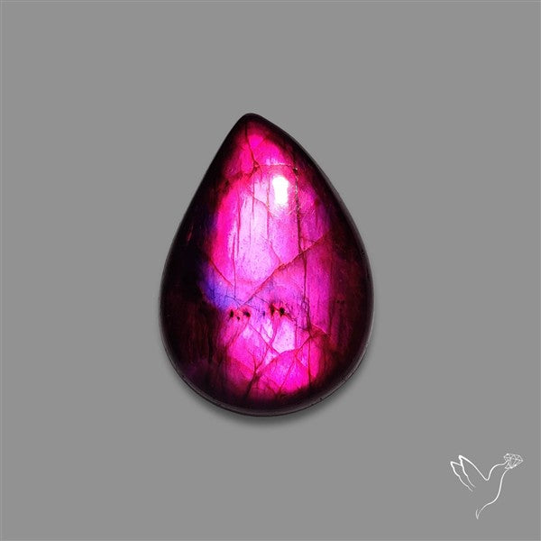 Treated Purple Labradorite Cabochon