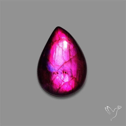 Treated Purple Labradorite Cabochon