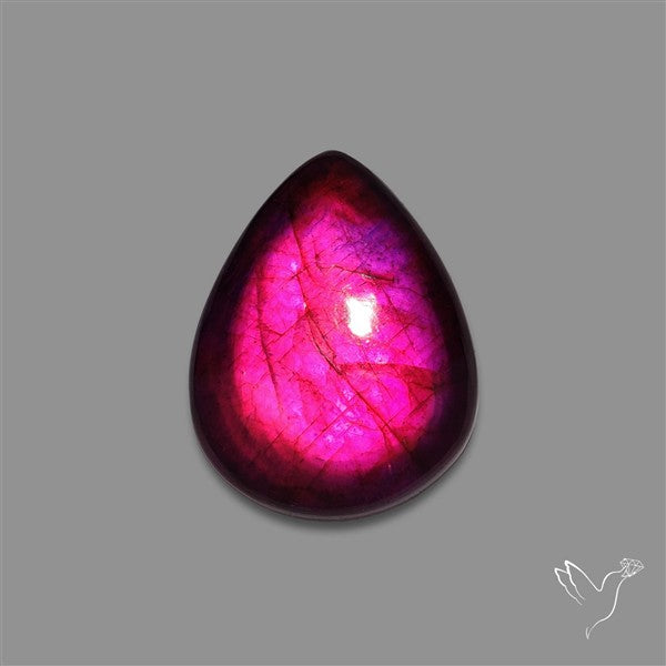 Treated Purple Labradorite Cabochon