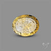 Faceted Citrine Intaglio Reverse Carving
