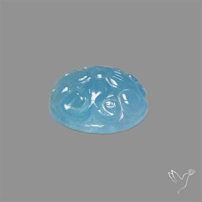 Aquamarine Mughal Carving