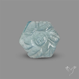 Aquamarine Mughal Carving