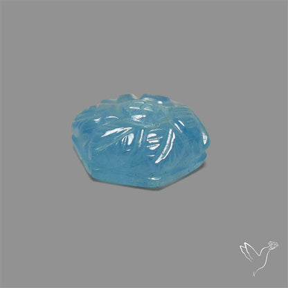 Aquamarine Mughal Carving