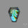 Step Cut Himalayan Quartz With Abalone Shell Coffin Doublet