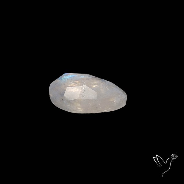 Rose Cut Blue Moonstone
