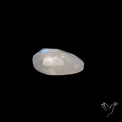Rose Cut Blue Moonstone