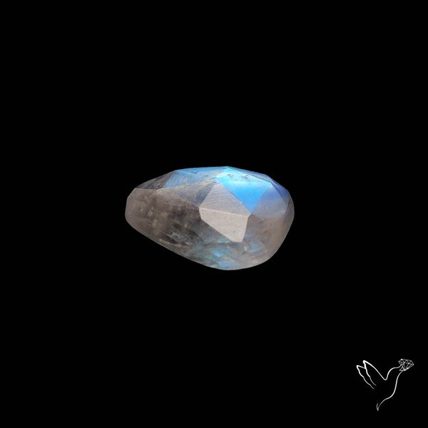 Rose Cut Blue Moonstone