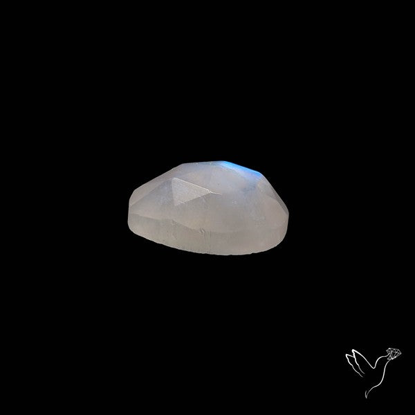 Rose Cut Blue Moonstone