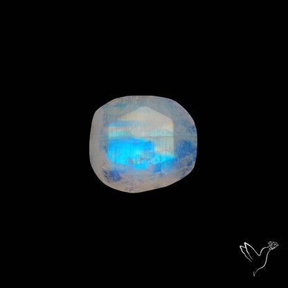 Rose Cut Blue Moonstone