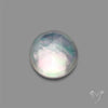 Rose Cut Quartz With Mother Of Pearl Doublet