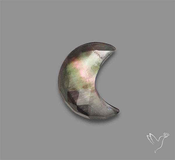 Rose Cut Quartz With Mother Of Pearl Doublet