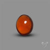 Hessonite Garnet Cabochon Gemmy Deep Red