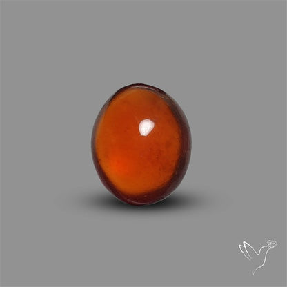 Hessonite Garnet Cabochon Gemmy Deep Red