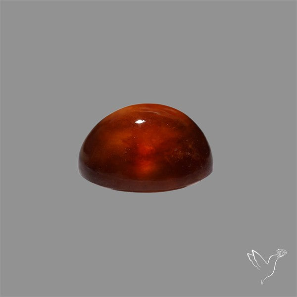 Hessonite Garnet Cabochon Gemmy Deep Red