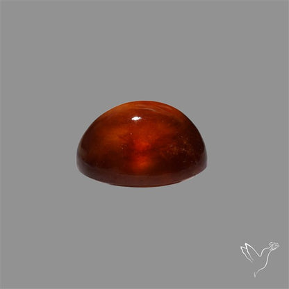 Hessonite Garnet Cabochon Gemmy Deep Red